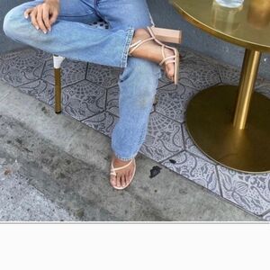 Brand New Anthea Raye Wrap Chunky Heels